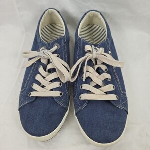 Taos Star Women's Sneakers STA-12844 Blue Denim Canvas Lace Up Low Top Size 10